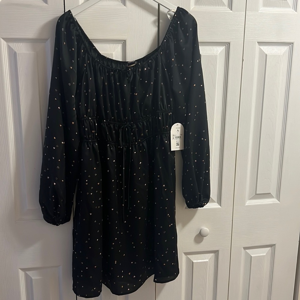 Black Satin Dress